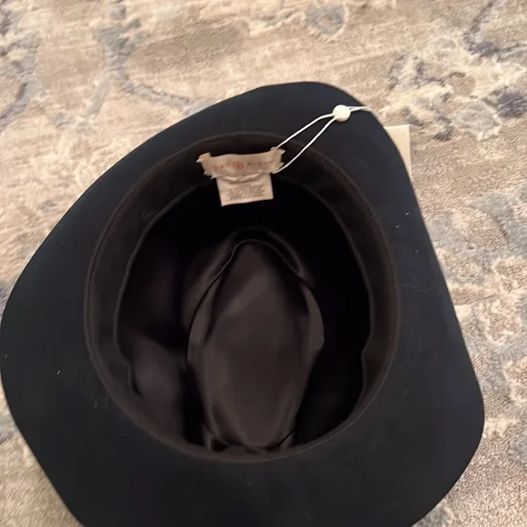 Tory Burch Feather Fedora in Navy Blue ? - delightchanel.com display picture 3